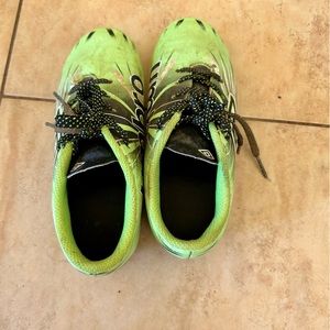 Well used Umbro toddler soccer cleats